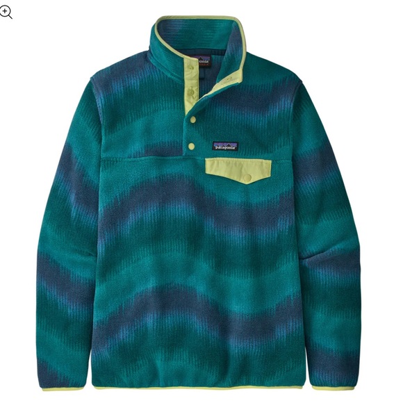 Patagonia Snap-T Fleece Womens Lightweight Synchilla Aurora‎ Dark Borealis - Picture 1 of 5